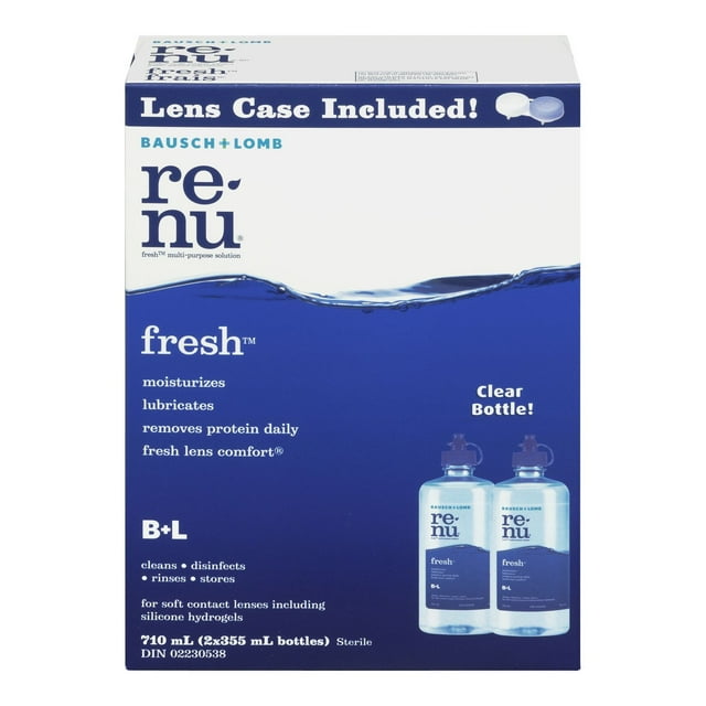Bausch + Lomb Renu Fresh Multi-Purpose Contact Lens Solution Twin Pack