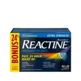 thumbnail image 1 of Reactine Extra Strength 24 Hour Allergy Medicine, Antihistamine 10mg, 104 Count, 1 of 8