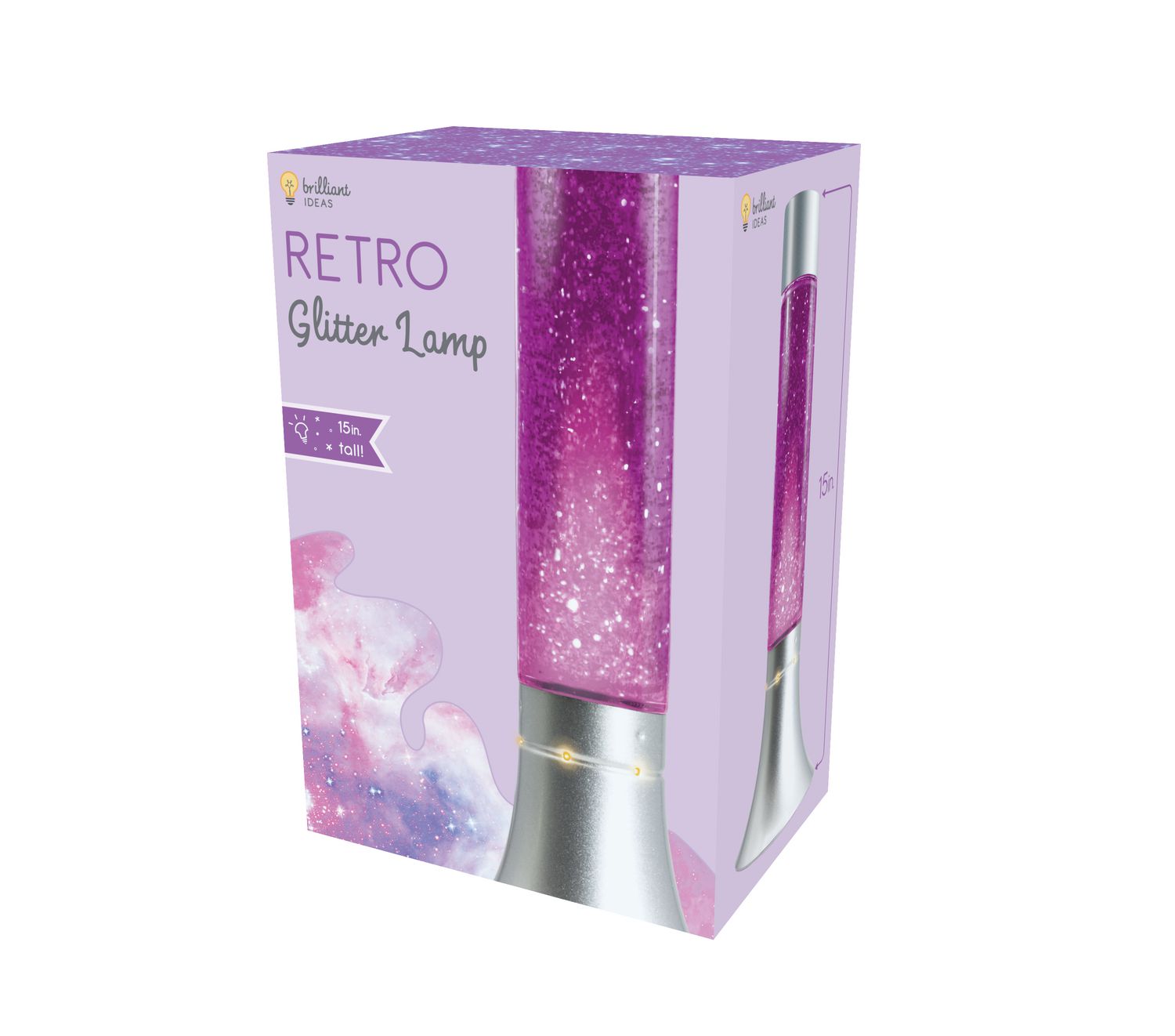 Brillaint Ideas Glitter Lava Motion Lamp