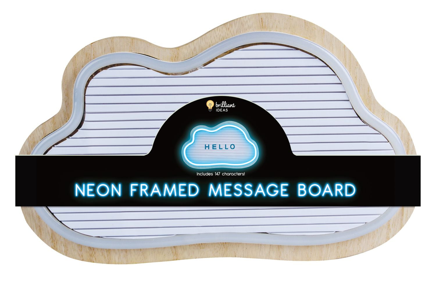 Brilliant Ideas Cloud Shaped Neon LED Message Board Walmart Canada