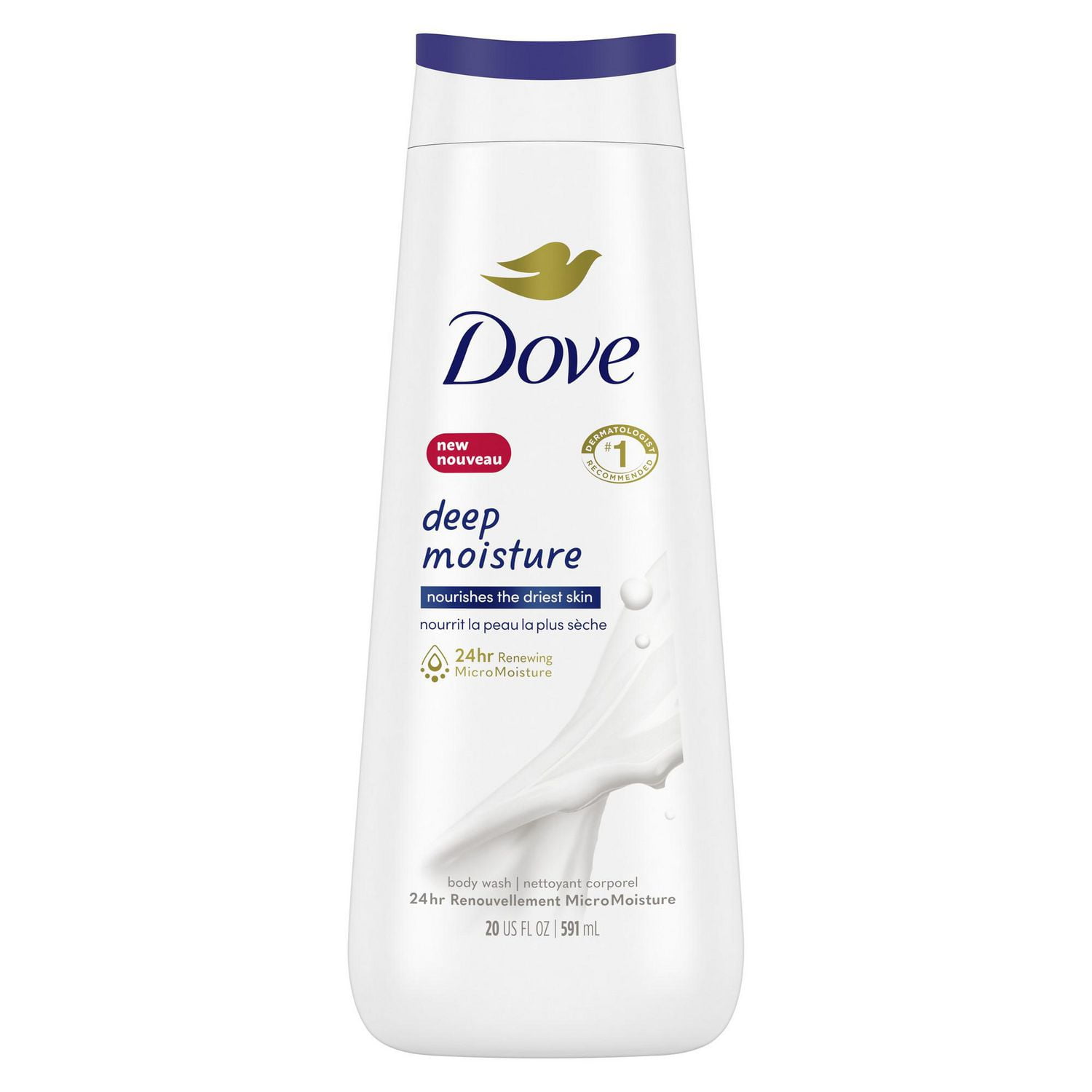 Dove Deep Moisture Body Wash, 591ml 