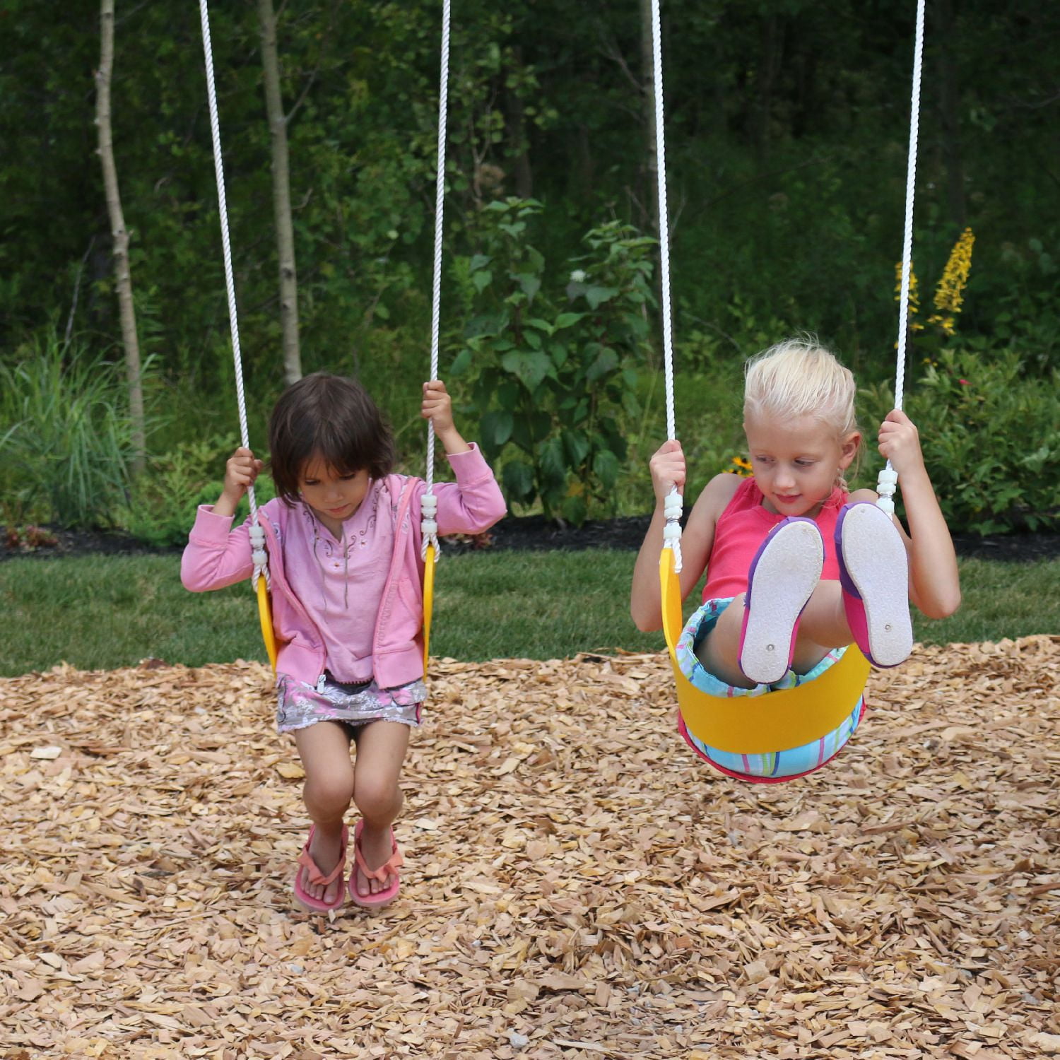 kidkraft meadowvale ii wooden swing set