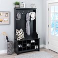 thumbnail image 1 of Prepac Manufactured Wood Hall Tree with Shoe Storage, 1 of 7