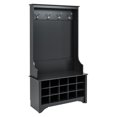 thumbnail image 3 of Prepac Manufactured Wood Hall Tree with Shoe Storage, 3 of 7