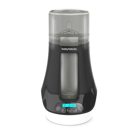 Baby Brezza Electric Baby Bottle + Breastmilk Warmer + Defroster - Only Brand With Different Temperatures For Breastmilk + Formula - Fits All Baby Bottle Sizes + Breastmilk Bags