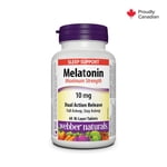 Webber Naturals® Melatonin Max Strength Dual Action Release, 10 mg