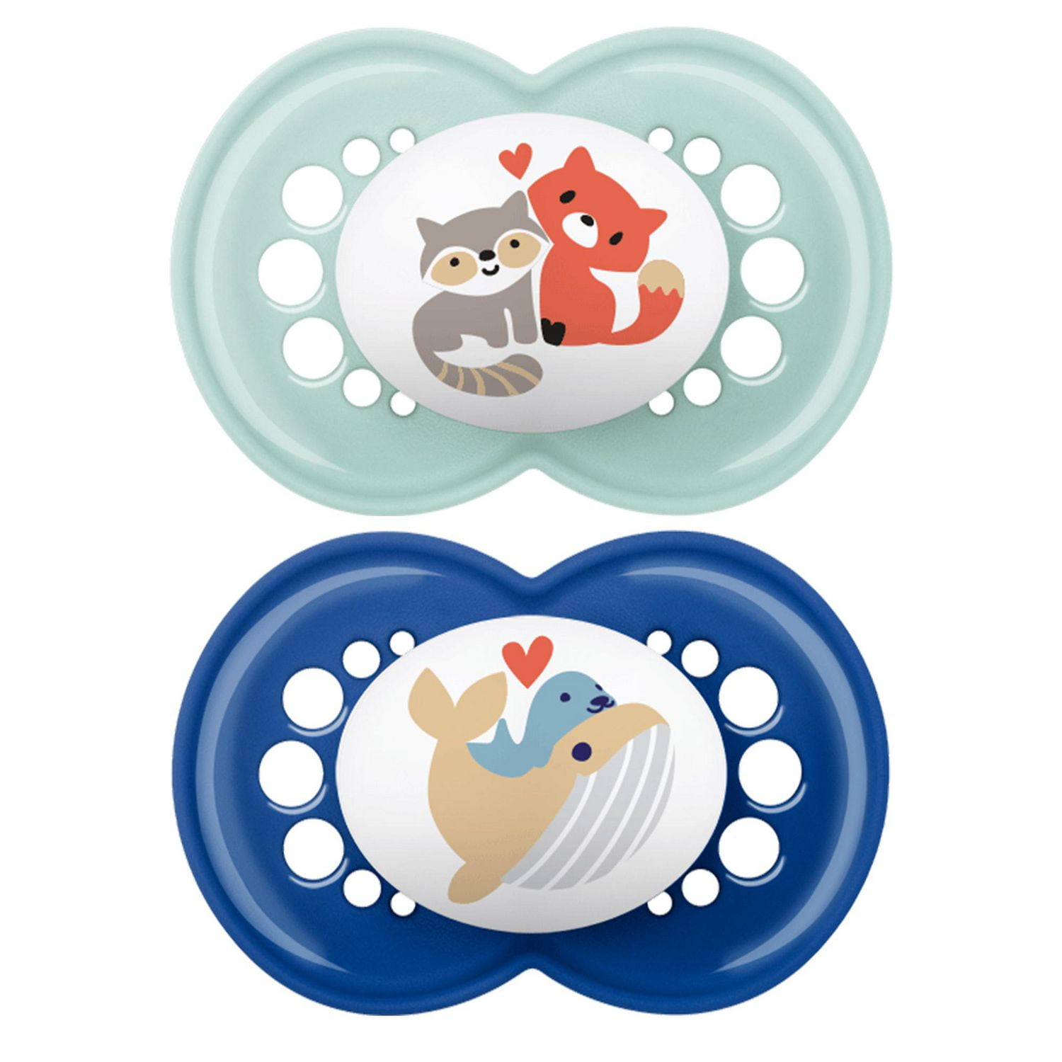 MAM Original Pacifier (2 pack, 1 Sterilizing Pacifier Case), Pacifiers