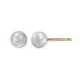 thumbnail image 3 of Luxury Designs boucles d’oreilles en or jaune 10K avec perle 7mm, 3 of 6
