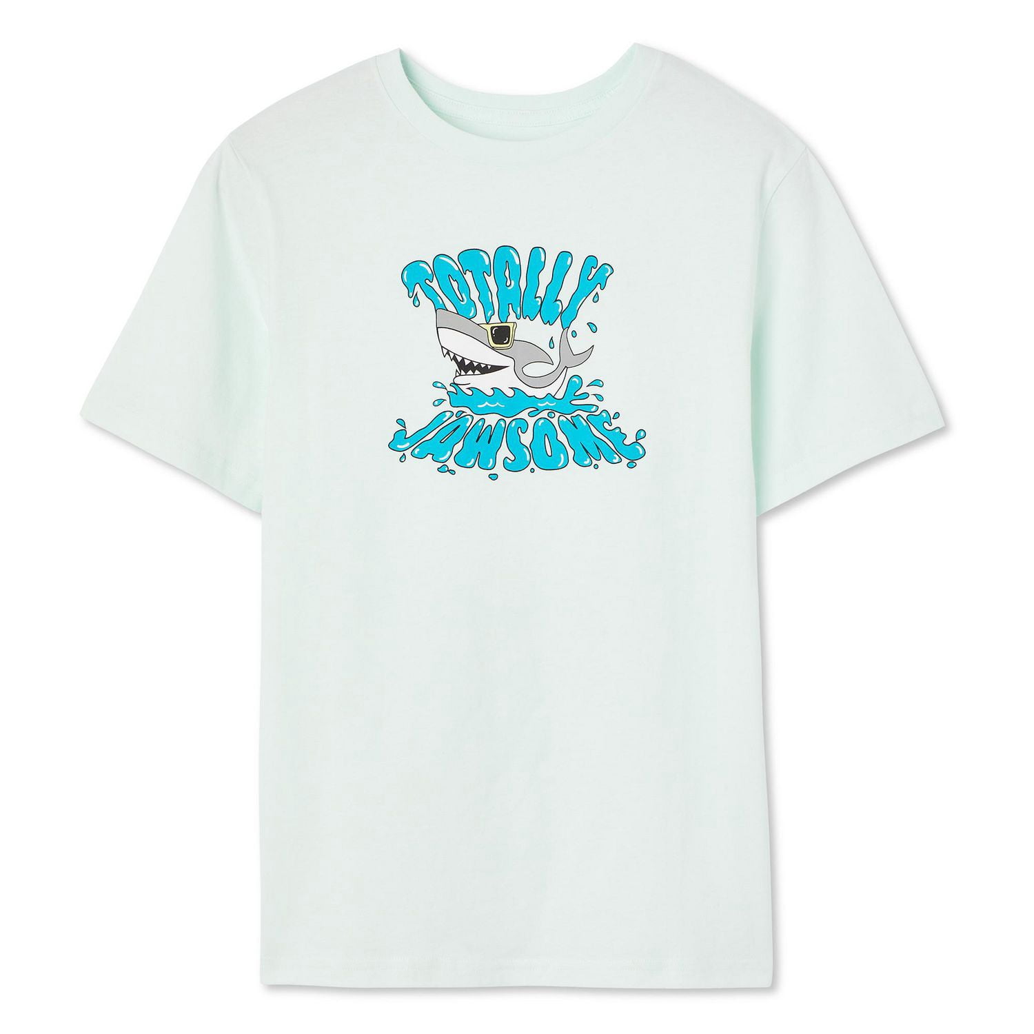 T-shirt Manches Courtes Homme Garçon George - Noir - Tailles S à 5XL - NEUF étiquettes