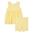 thumbnail image 2 of Ensemble 2 pièces avec short George pour bébés filles, 2 of 2