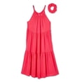 thumbnail image 1 of George Girls' Tiered Dress 2-Piece Set, 1 of 2
