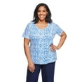 thumbnail image 1 of Iyla Women's Plus Crew Neckline Tee, 1 of 6
