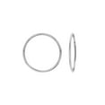 thumbnail image 1 of Luxury Designs 10K White Gold 12mm Hoop Earring, 1 of 6