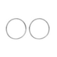 thumbnail image 2 of Luxury Designs 10K White Gold 12mm Hoop Earring, 2 of 6