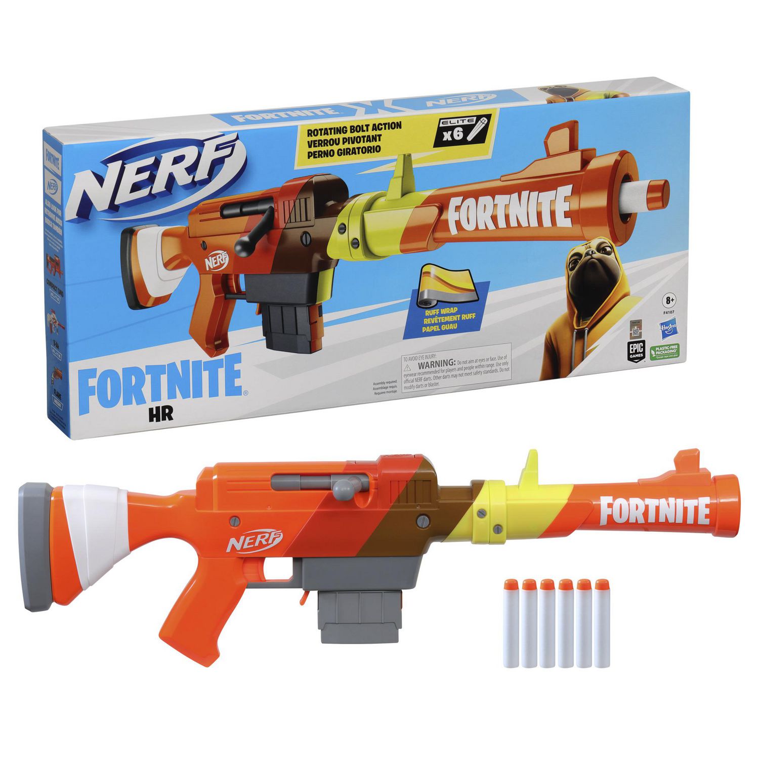 Nerf fortnite elite refill, jeux exterieurs et sports