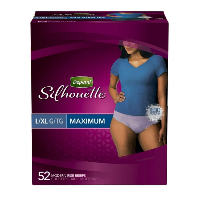 Depend Silhouette Incontinence Underwear for Women, Maximum Absorbency