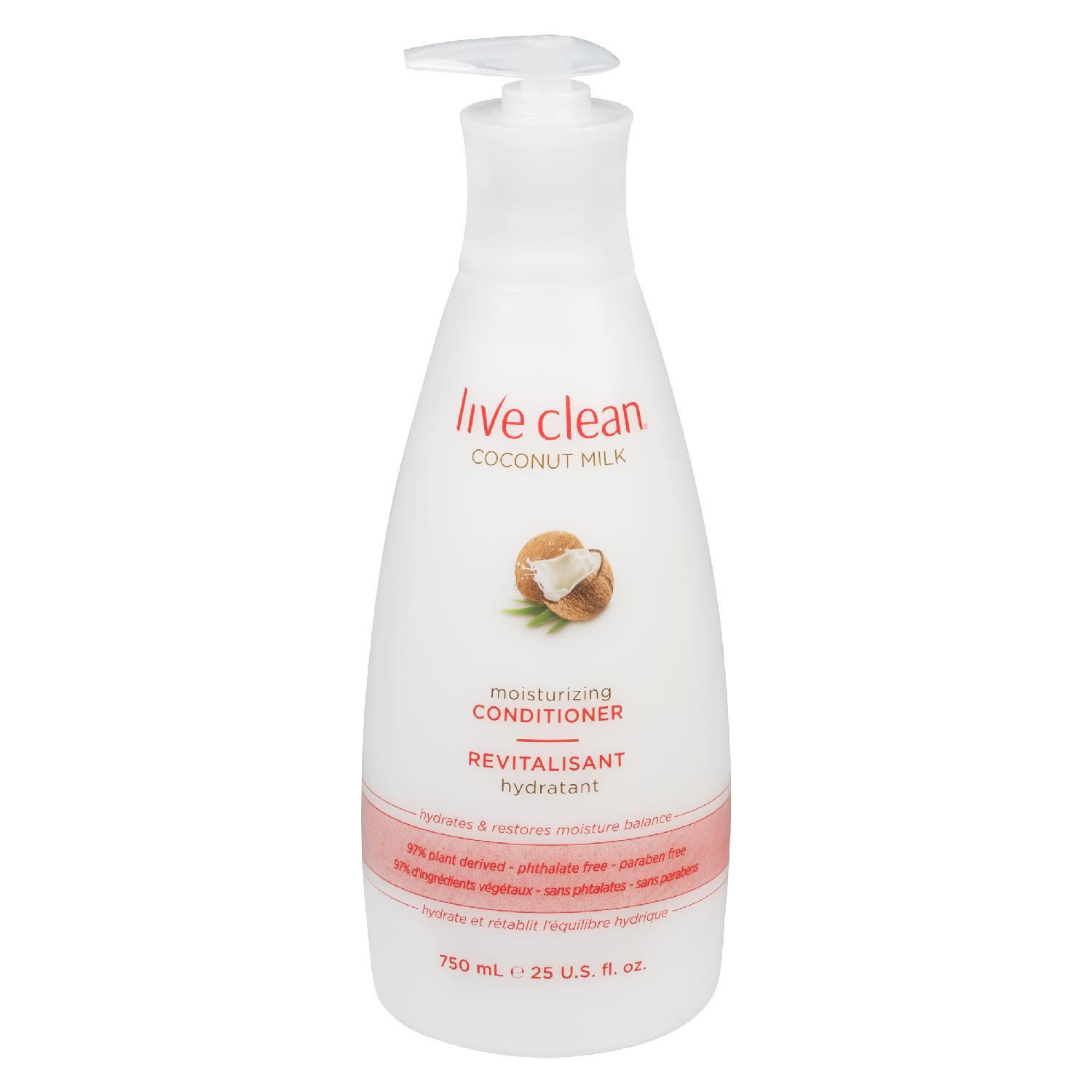 Live Clean® Coconut Milk Moisturizing Conditioner Walmart Canada