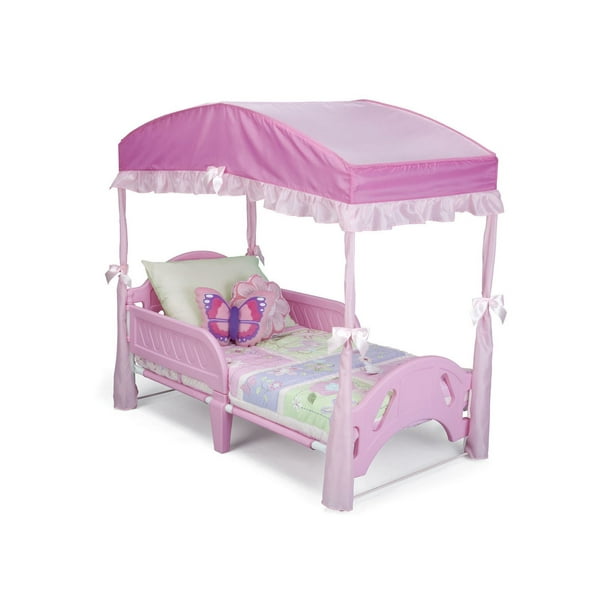 Baldaquin décoratif pour lit enfant- rose
