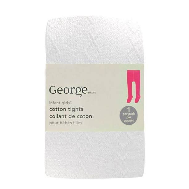 Baby Girls' Cotton Blend Tights Walmart.ca