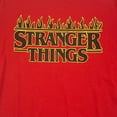 thumbnail image 2 of Stranger Things Ladies ST Logo Flames Short Sleeve Crew, 2 of 3