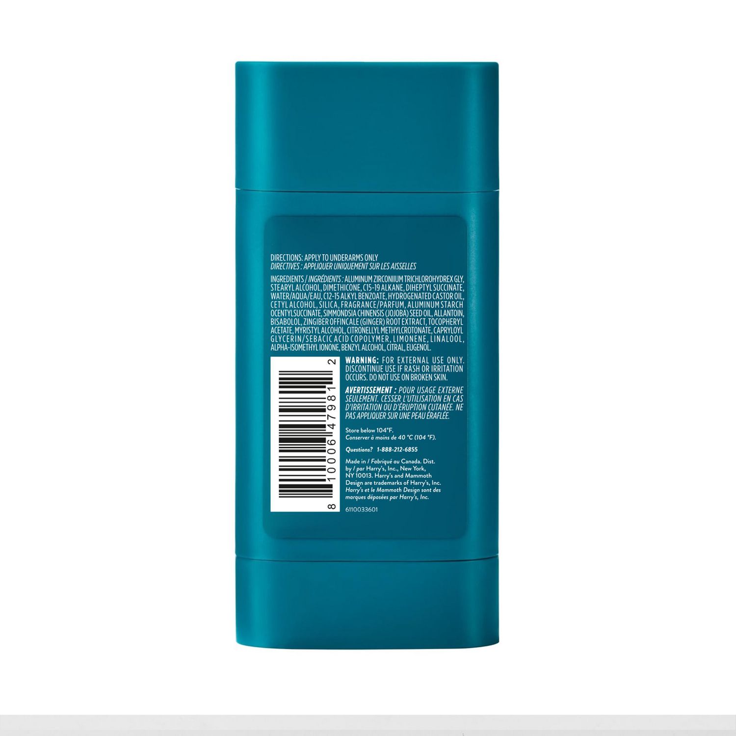 Mitchum Men's Advanced Control Invisible Solid Clean Control  Anti-Perspirant and Deodorant Stick, MTCHM ADV CONTROL 0.313 lbs 