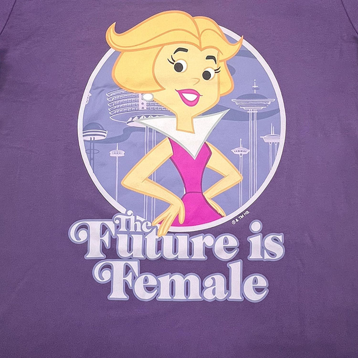 The Jetsons Ladies Future is Female Short Sleeve Crew, Size: XS-XL