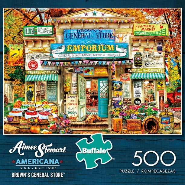 Buffalo Games Americana Le puzzle Brown's General Store en 500 pièces
