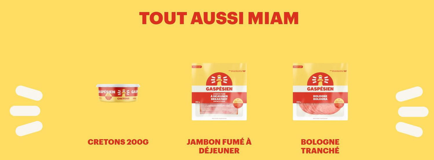 Jambon cuit tranché Gaspésien 200g 200g
