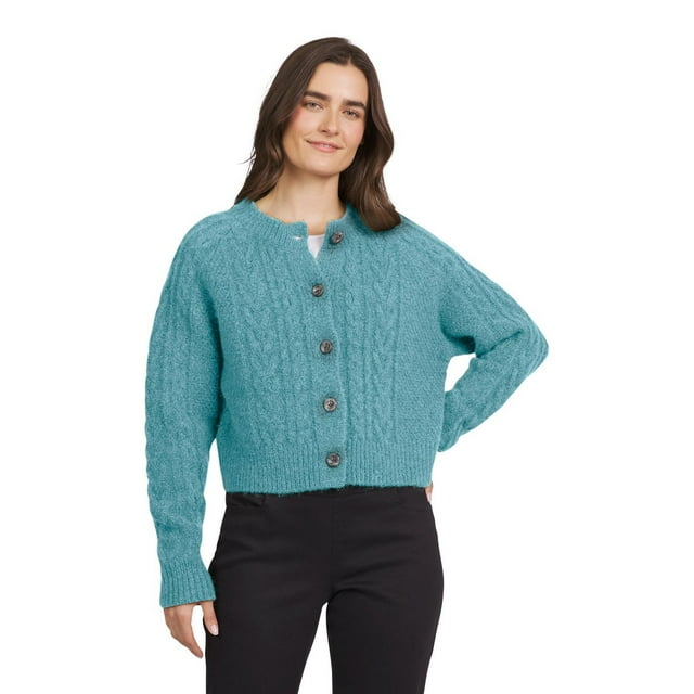 CHAPS CABLE CARDIGEN