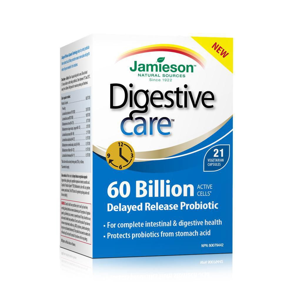 Jamieson Laboratories Jamieson Digestive Care 60 Billion Delayed