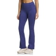 thumbnail image 1 of Reebok Women’s ‘Reflex’ High-Rise Flare Leggings with Pockets, 1 of 6