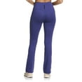 thumbnail image 2 of Reebok Women’s ‘Reflex’ High-Rise Flare Leggings with Pockets, 2 of 6