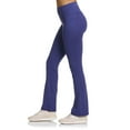 thumbnail image 3 of Reebok Women’s ‘Reflex’ High-Rise Flare Leggings with Pockets, 3 of 6