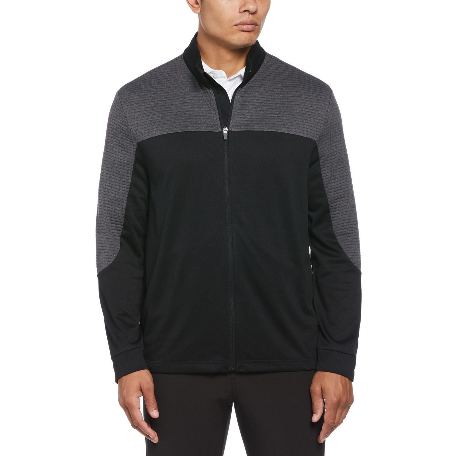 Ben Hogan Men s Solid Quarter Zip Golf Sweater Walmart