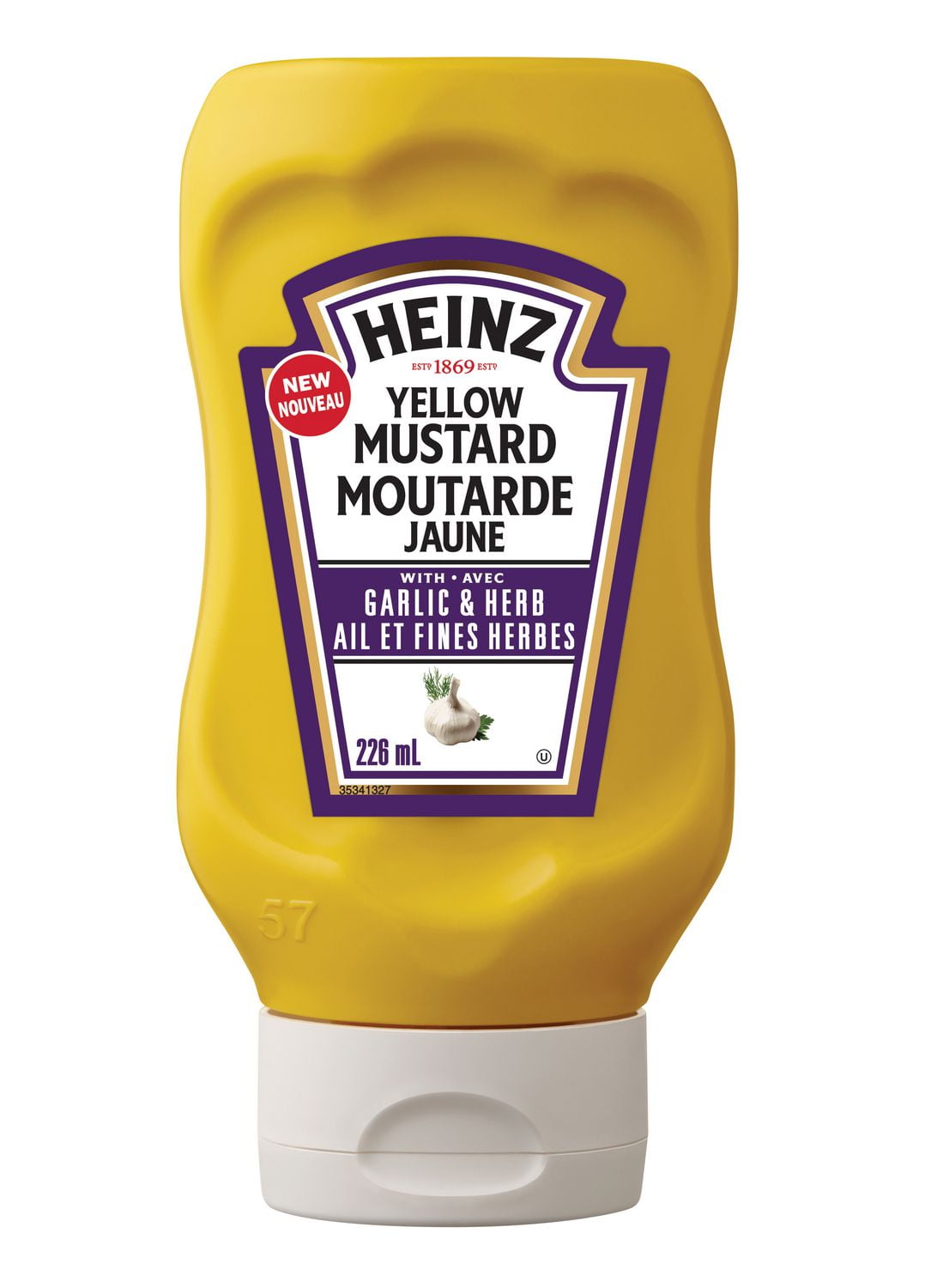 Heinz Garlic & Herb Yellow Mustard Walmart Canada