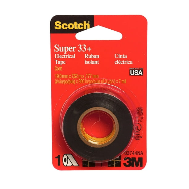 Ruban isolant en vinyle Super 33+ de ScotchMD - 03744NA