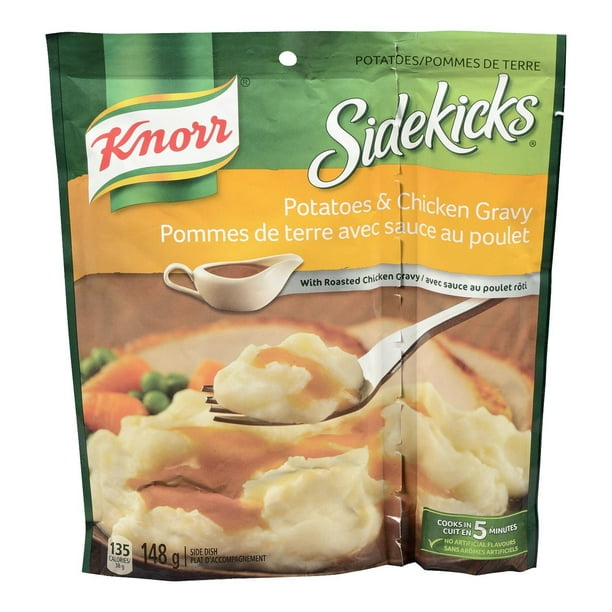 Sauce au poulet rôti Sidekicks de KnorrMD avec pommes de terre