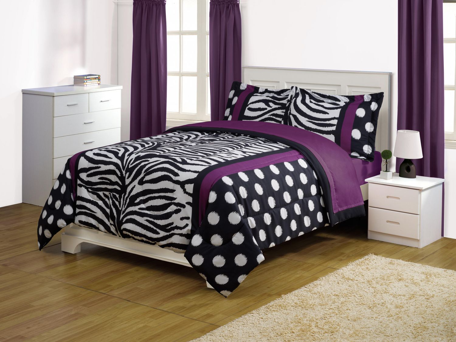 Your Zone Modern Bedding Comforter Set Walmart Canada