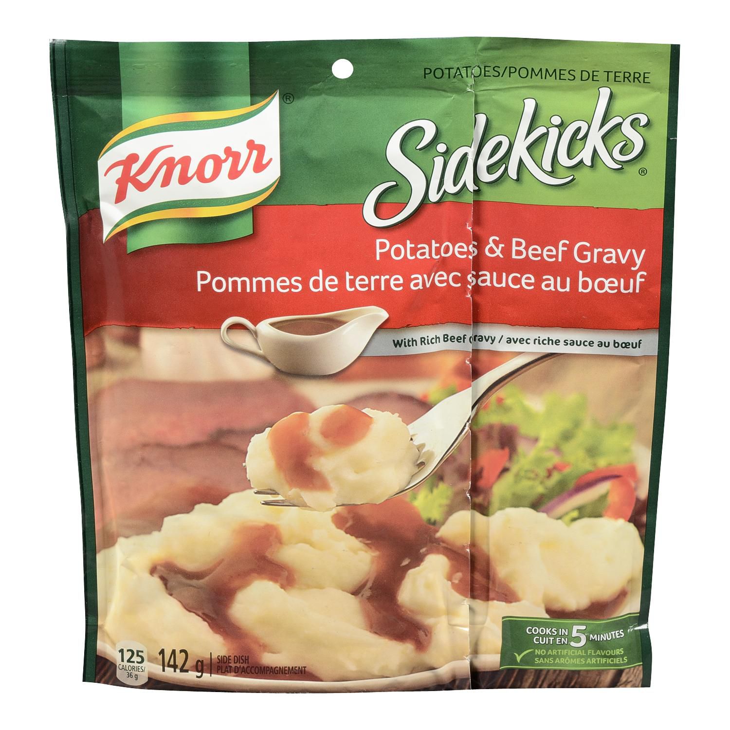 Knorr® Sidekicks Mashed Potatoes Rich Beef Gravy Walmart Canada