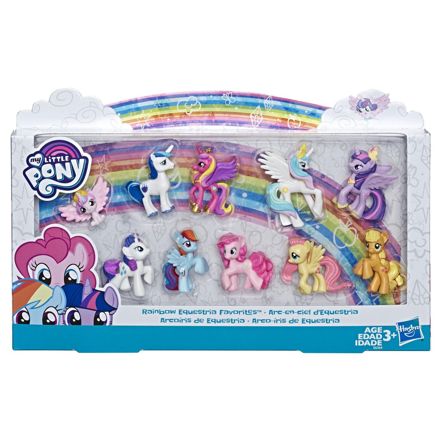 My Little Pony Toy Rainbow Equestria Favorites 10 Figure