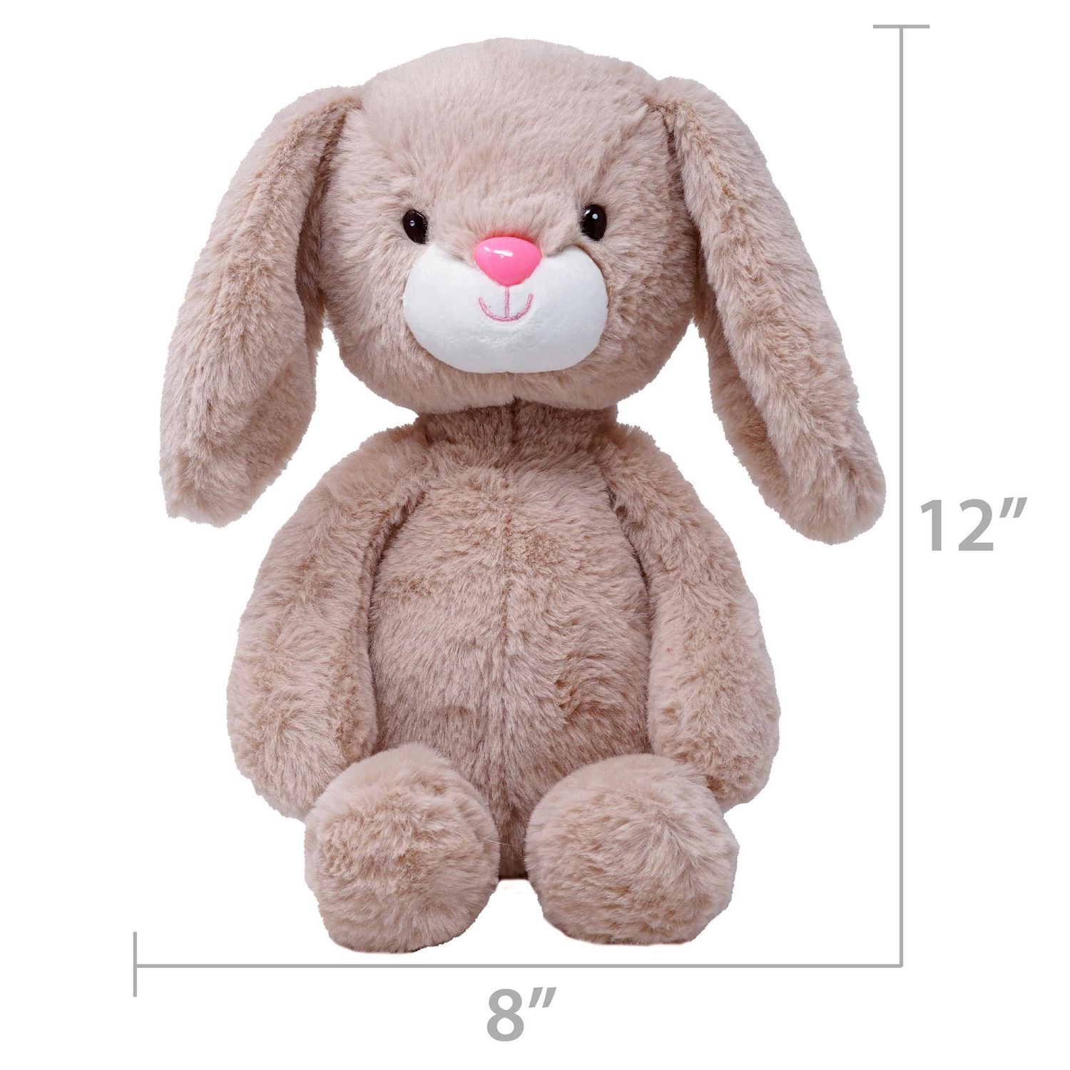 kid connection super soft jungle animal 12''H bunny, Super soft