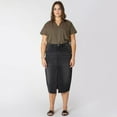 thumbnail image 4 of Devoted Women’s Plus size midi denim skirt, 4 of 5