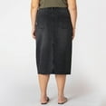thumbnail image 3 of Devoted Women’s Plus size midi denim skirt, 3 of 5