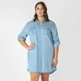 thumbnail image 1 of Devoted Women’s Plus size casual collared midi dress, 1 of 7