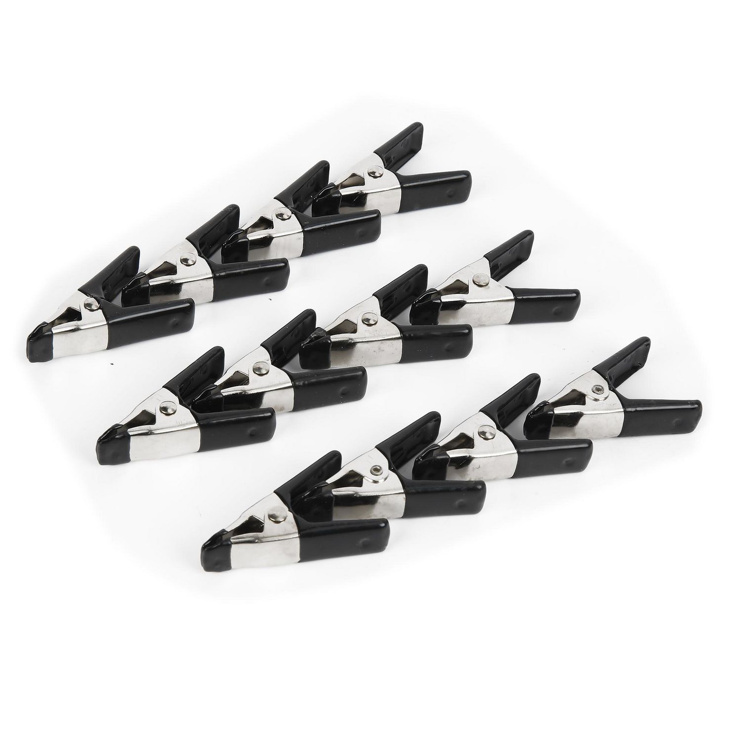 Hyper Tough 12-Piece Mini Metal Spring Clamp Set