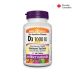 Webber Naturals® Vitamine D3 1000 IU Comprimés