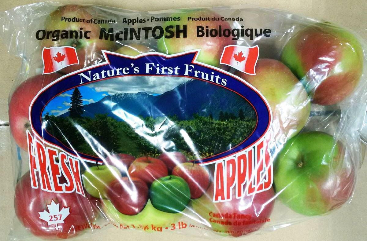 Organic McIntosh Apples Nature's First Fruit Walmart Canada