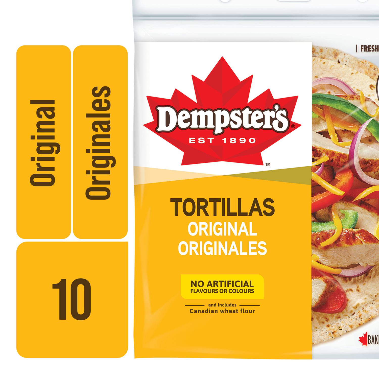 Dempster’s Original Large Tortillas, 610 g