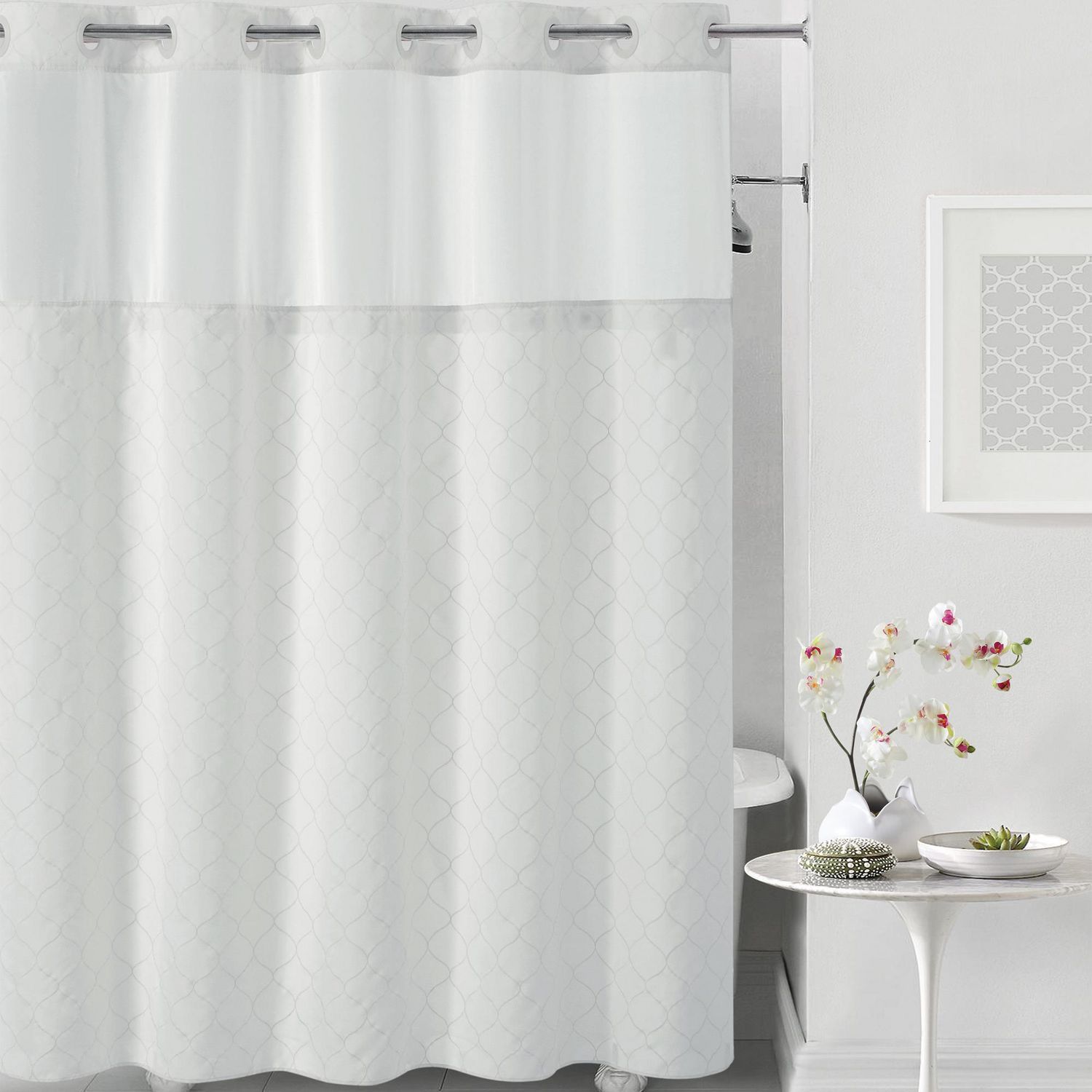 shower curtain rods home