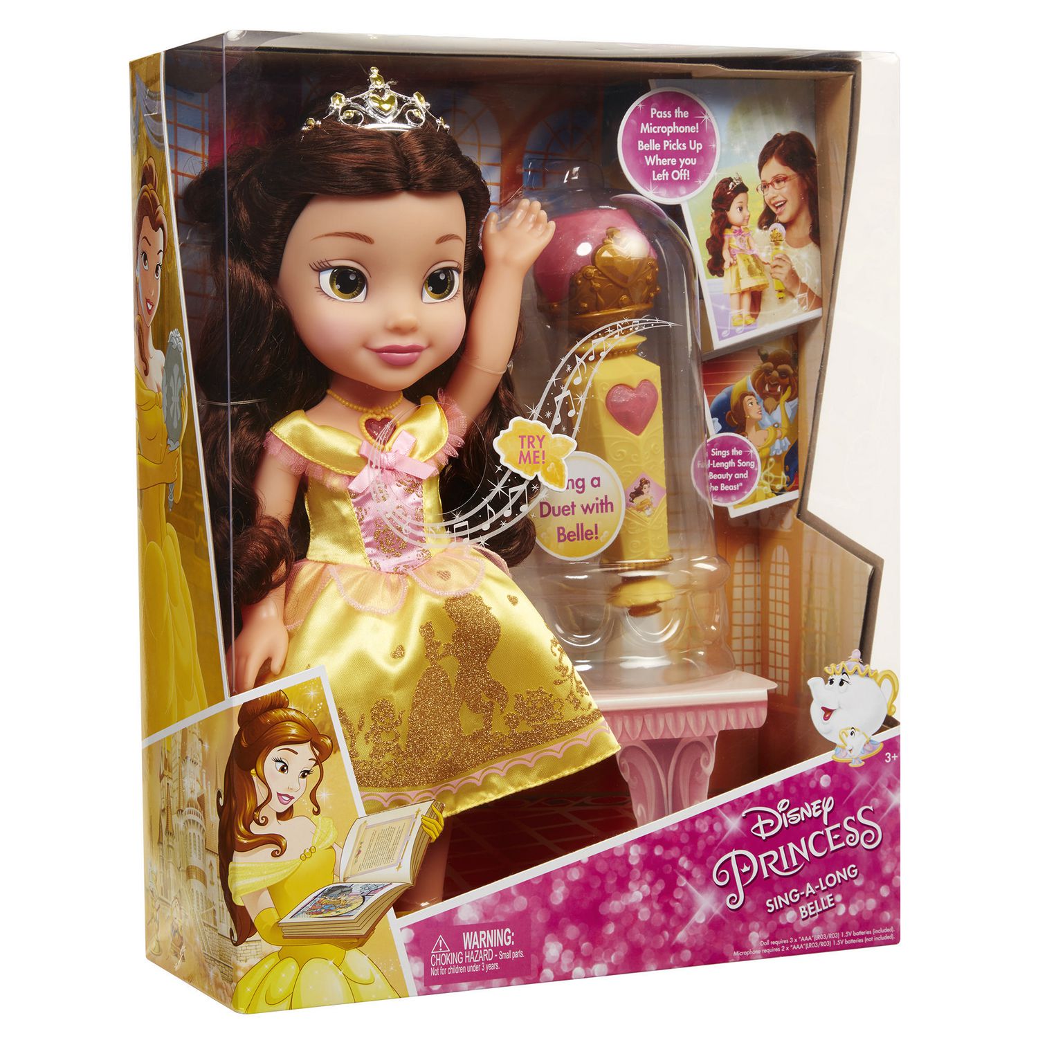 singing belle doll with microphone